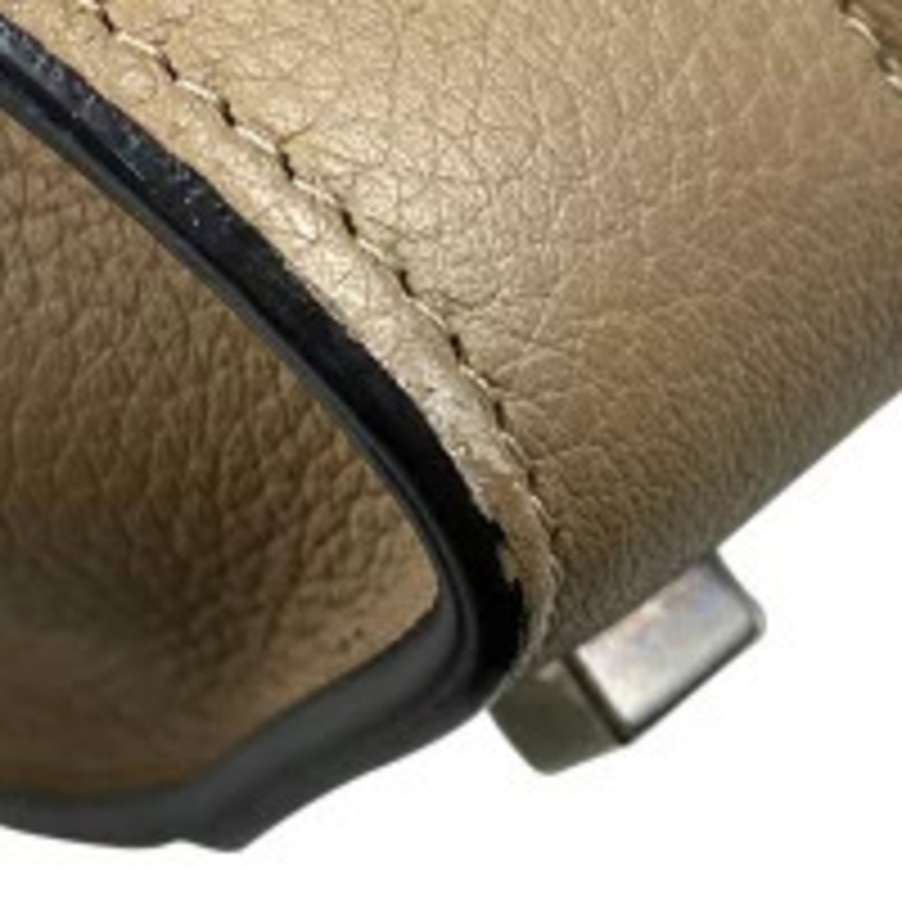 Celine Luggage Shopper Tote Bag Handbag Leather Beige - Picture 3 of 7